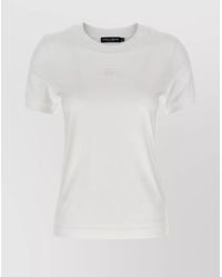 Dolce & Gabbana - Cotton Logo Embroidered T-Shirt - Lyst