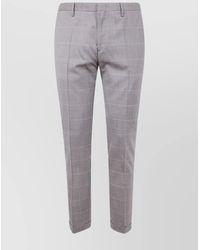 Paul Smith - Trousers With Check Pattern And Pockets - Lyst