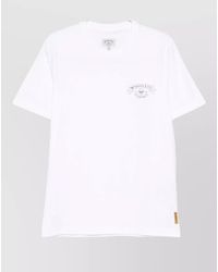 Emporio Armani - Regular Fit Crew Neck Short Sleeve Top - Lyst