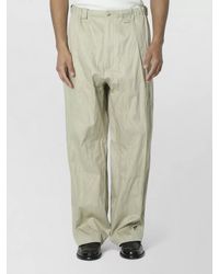 Willy Chavarria - Toluca Relaxed Cotton Blend Wide Leg Trousers - Lyst