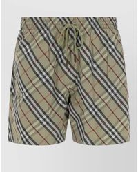 Burberry - Check Swim Shorts - Lyst