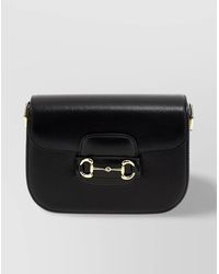 Gucci - '1955 Horsebit Mini' Leather Crossbody Bag - Lyst