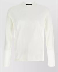 Zanone - Ice Cotton Long Sleeve Crew Neck T Shirt - Lyst