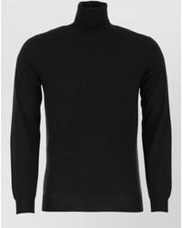 Paolo Pecora - Turtleneck Sweater Long Sleeves Ribbed Cuffs Hem - Lyst