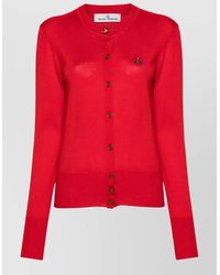 Vivienne Westwood - Silk Wool Fine-Knit Cardigan - Lyst