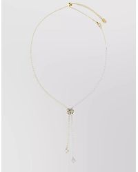Swarovski - Two Tone Metal Necklace - Lyst