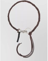 Our Legacy - Braided Necklace Leather Tassel Detail Design - Lyst