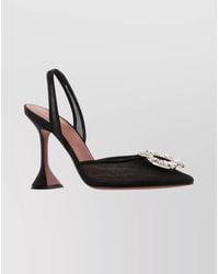 AMINA MUADDI - Mesh Begum Pumps With Unique Heel Design - Lyst