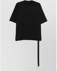 Rick Owens - Cotton Ribbed Crewneck Short-Sleeve T-Shirt - Lyst