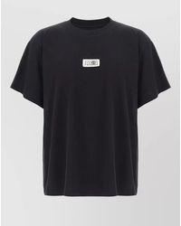 MM6 by Maison Margiela - Cotton Logo Print Short Sleeve T-Shirt - Lyst
