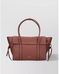 Mulberry - Textured Finish Tote Bag With Top Handle - Lyst