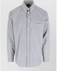 Fendi - Striped Cotton Shirt - Lyst