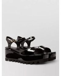 Stella McCartney - Platform Sandals Nylon Ankle Strap Silk Upper - Lyst