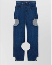Off-White c/o Virgil Abloh - Denim Straight-Leg Trousers - Lyst