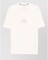 Stone Island - Cotton Regular-Fit Logo-Print T-Shirt - Lyst