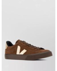 Veja - Lace Up Suede Campo Sneakers - Lyst