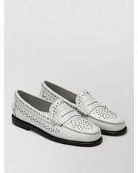 Sebago - Leather Loafers Round Toe Studded Design - Lyst