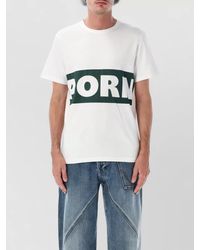 JW Anderson - Crew Neck Graphic Print Regular Fit T-Shirt - Lyst