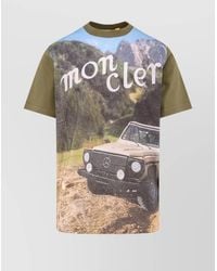 Moncler Genius - Cotton Printed Short-Sleeve T-Shirt - Lyst