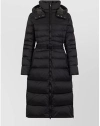 Tatras - Long Quilted Hooded Coat High Collar - Lyst