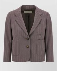 Dries Van Noten - Pinstripe Single-Breasted Wool Blazer - Lyst