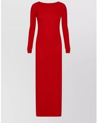 Marella - Knit Dress Fitted Silhouette Long Sleeves - Lyst