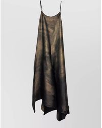 Uma Wang - Cupro Midi Dress - Lyst