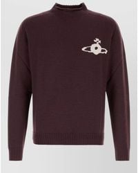 Vivienne Westwood - Wool Fisherman Sweater Embroidered Design - Lyst