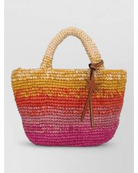 Manebí - Shoulder Bag Woven Texture Top Handles Strap - Lyst