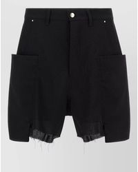 Rick Owens - Stefan Cargo Bermuda Shorts Belt Loops Pockets - Lyst