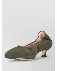 LA ROSE - Suede Kitten Heel Pumps Pointed Toe - Lyst