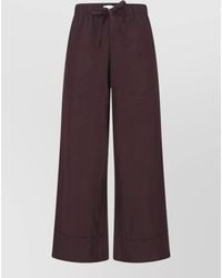 Entire studios - Cotton Straight-Leg Wide-Leg Trousers - Lyst