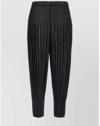 Pleats Please Issey Miyake - Fluffy Basics Pants - Lyst