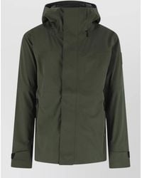 Canada Goose - Hooded Coat Adjustable Cuffs Side Pockets - Lyst