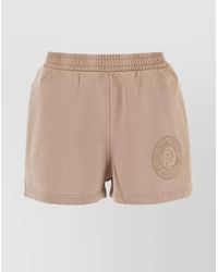 Fendi - Cotton Logo-Print Jersey Short Shorts - Lyst