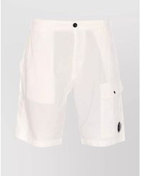 C.P. Company - Cargo Shorts With Belt Loops And Pockets - Lyst
