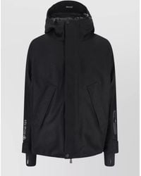 Moncler - Hooded High Collar Jacket Waterproof Breathable - Lyst
