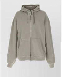 Maison Margiela - Cotton Oversized Zip Hoodie - Lyst