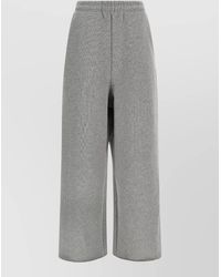 Entire studios - Cotton Wide-Leg Low-Rise Sweatpants - Lyst