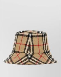 Burberry - Embroidered Wool Reversible Bucket Hat - Lyst