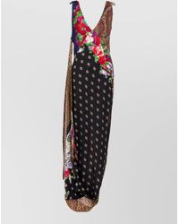 Moschino - Silk Maxi Dress - Lyst