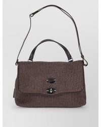 Zanellato - Woven Texture Tote Bag Top Handle Shoulder - Lyst