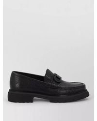 Ferragamo - Loafers Chunky Sole Round Toe Design - Lyst