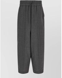 Ami Paris - Virgin Wool Relaxed-Fit Tapered Chino Trousers - Lyst