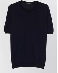 Tagliatore - Josh Crew Neck Lightweight Knit Sweater - Lyst