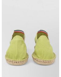A.P.C. - Canvas Espadrille Shoes Contrast Stitching - Lyst