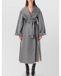 By Malene Birger - Wool Single-Breasted Coat - Lyst