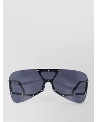 Rick Owens - Stainless Steel Shield Sunglasses - Lyst