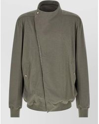 Rick Owens - Hollywood Flight Sweatshirt High Collar Design - Lyst