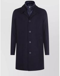 Herno - Single-Breasted Wool Coat - Lyst